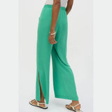 High Waist Pant In Garden Green