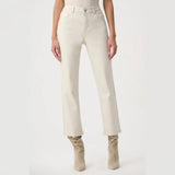 Joseph Ribkoff Classic Straight Leg Metallic Jeans In Champagne
