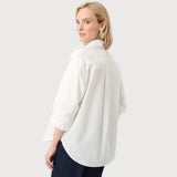 Joseph Ribkoff Embellished Hip-length Shirt Style In White