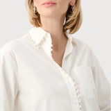 Joseph Ribkoff Embellished Hip-length Shirt Style In White