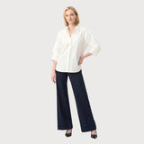 Joseph Ribkoff Embellished Hip-length Shirt Style In White