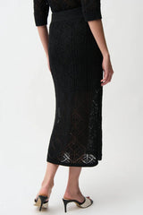 Joseph Ribkoff Lace Skirt In Black
