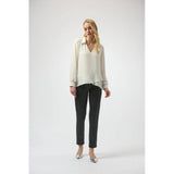 Joseph Ribkoff Trousers In Black Silver