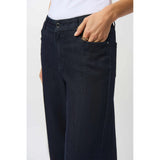 Joseph Ribkoff Wide Leg Jeans In Dark Denim Blue
