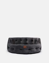 Joules Chesterfield Pet Bed Grey