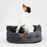 Joules Chesterfield Pet Bed Grey
