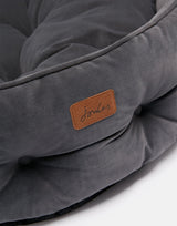 Joules Chesterfield Pet Bed Grey