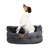 Joules Chesterfield Pet Bed Grey