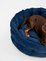 Joules Chesterfield Pet Bed Navy