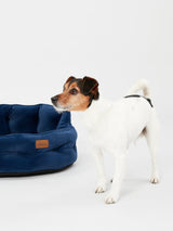 Joules Chesterfield Pet Bed Navy