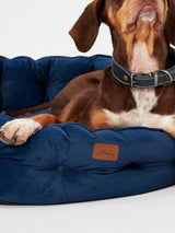 Joules Chesterfield Pet Bed Navy