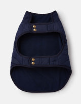Joules Navy Newdale Quilted Dog Coat