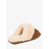 Just Sheepskin Duchess Mule Slippers in Chestnut
