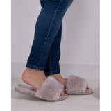 Just Sheepskin Ladies Lily Sheepskin Slider in Dove