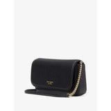 Kate Spade Ava Flap Chain Wallet in Black