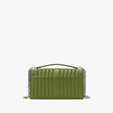 Kate Spade Deco Quilted Mini Flap Chain Crossbody in Jungle Vine
