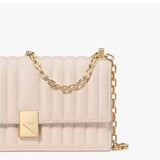 Kate Spade Deco Quilted Mini Flap Chain Crossbody In Pistachio Ice