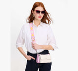 Kate Spade Double Up Colorblocked Crossbody in Parchment Multi