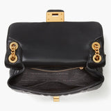 Kate Spade Evelyn Quilted Leather Medium Convertible Shoulder Bag - Black