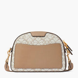 Kate Spade Flower Jacquard Addy Dome Crossbody Natural