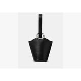kate Spade Halo Fine Grain Leather Mini Bucket In Black