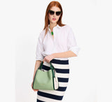 Kate Spade Knott Colorblocked Medium Crossbody Tote in Beach Glass Multi