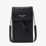Kate Spade Knott North South Phone Crossbody in Black