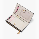 Kate Spade Morgan Saffiano Leather Small Bi Fold Wallet in Black