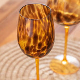 Kitchencraft Tortoise Shell Wine Glass 2pc