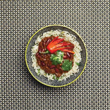 KitchenCraft Glazed Stoneware Bowl Black Floral