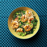 KitchenCraft Leafy Green Print 15.7cm Ceramic Bowl