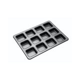 KitchenCraft Masterclass Bakeware 12 Hole Brownie Pan