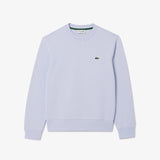 Lacoste Brushed Fleece Jogger Sweatshirt in Light Blue