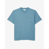 Lacoste Classic Cotton T-shirt In Teal Blue