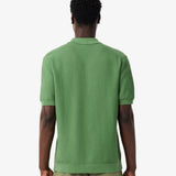 Lacoste Classic Fit Knitted Polo Shirt In Lime Green