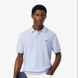 Lacoste Classic Fit Knitted Polo Shirt Light Blue