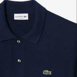 Lacoste Classic Fit Knitted Polo Shirt Midnight Blue