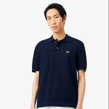 Lacoste Classic Fit Knitted Polo Shirt Midnight Blue