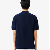 Lacoste Classic Fit Knitted Polo Shirt Midnight Blue