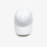 Lacoste Contrast Strap Cotton Cap White