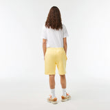 Lacoste Core Solid Jersey Shorts Yellow