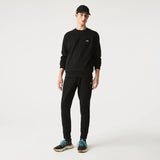 Lacoste Cotton Fleece Joggers in Black