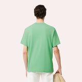 Lacoste Cotton T-shirt In Liamone Green