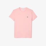 Lacoste Crew Neck Pima Cotton Jersey T-shirt Pink