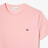 Lacoste Crew Neck Pima Cotton Jersey T-shirt Pink