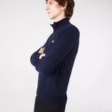 Lacoste Full Zip Fleece in Navy