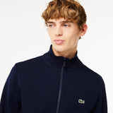 Lacoste Full Zip Fleece in Navy