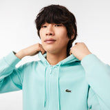 Lacoste Kangaroo Pocket Fleece Zipped Sweatshirt Mint