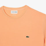Lacoste Men's Crew Neck Pima Cotton Jersey T-shirt Orange
