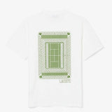 Lacoste Printed Jersey T-Shirt White